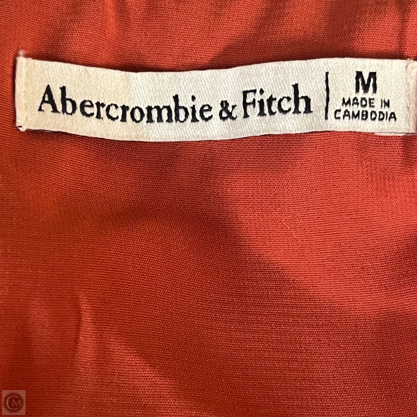 Dress Casual Midi By Abercrombie And Fitch In Orange, Size: M