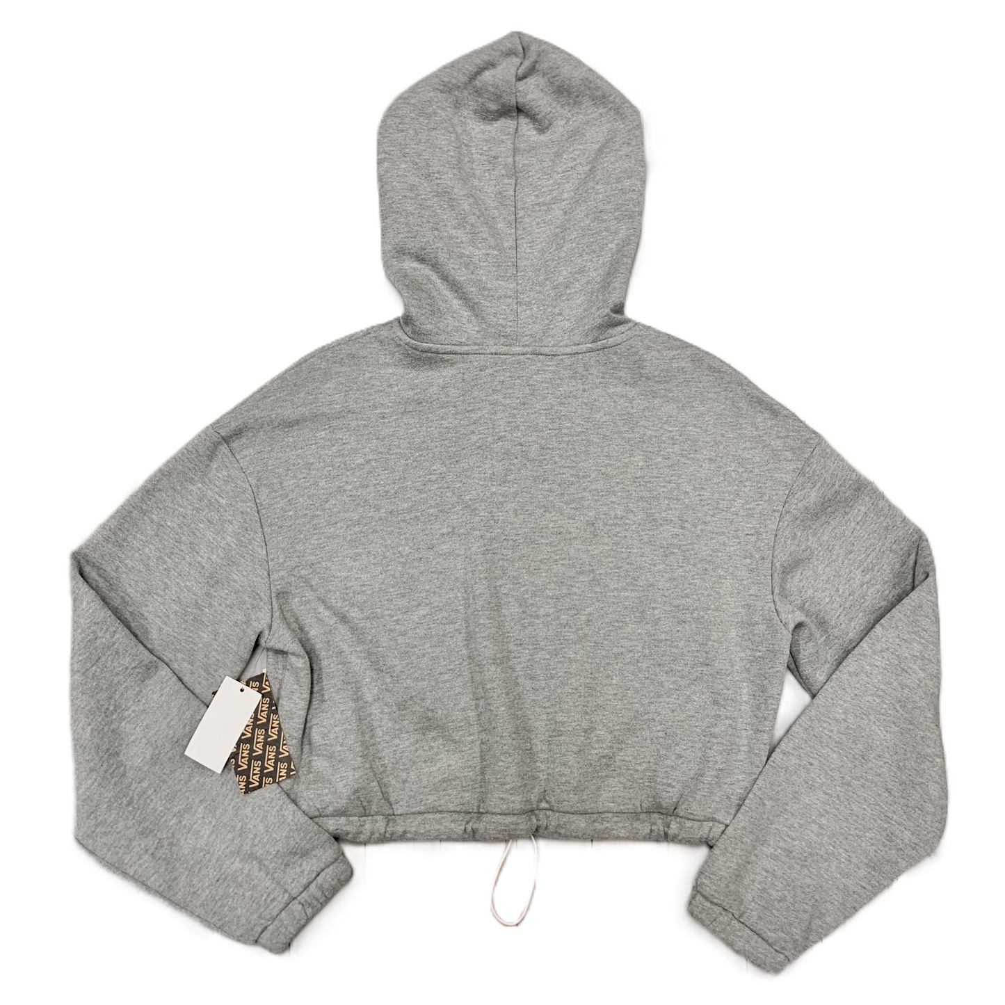 Sweatshirt Hoodie By Vans In Grey, Size: S