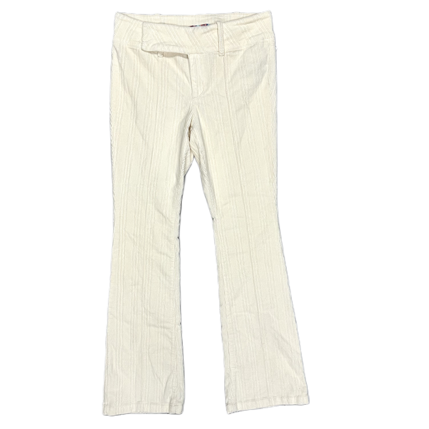 Jeans Flared By Urban Outfitters In Cream, Size: 12