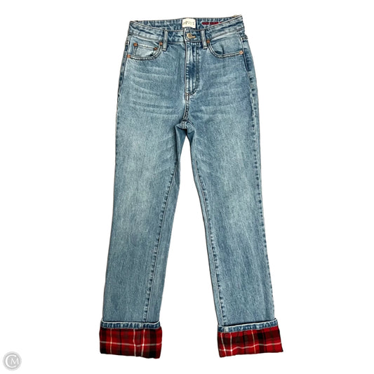 Jeans Designer By Alice + Olivia In Blue & Red, Size: 0