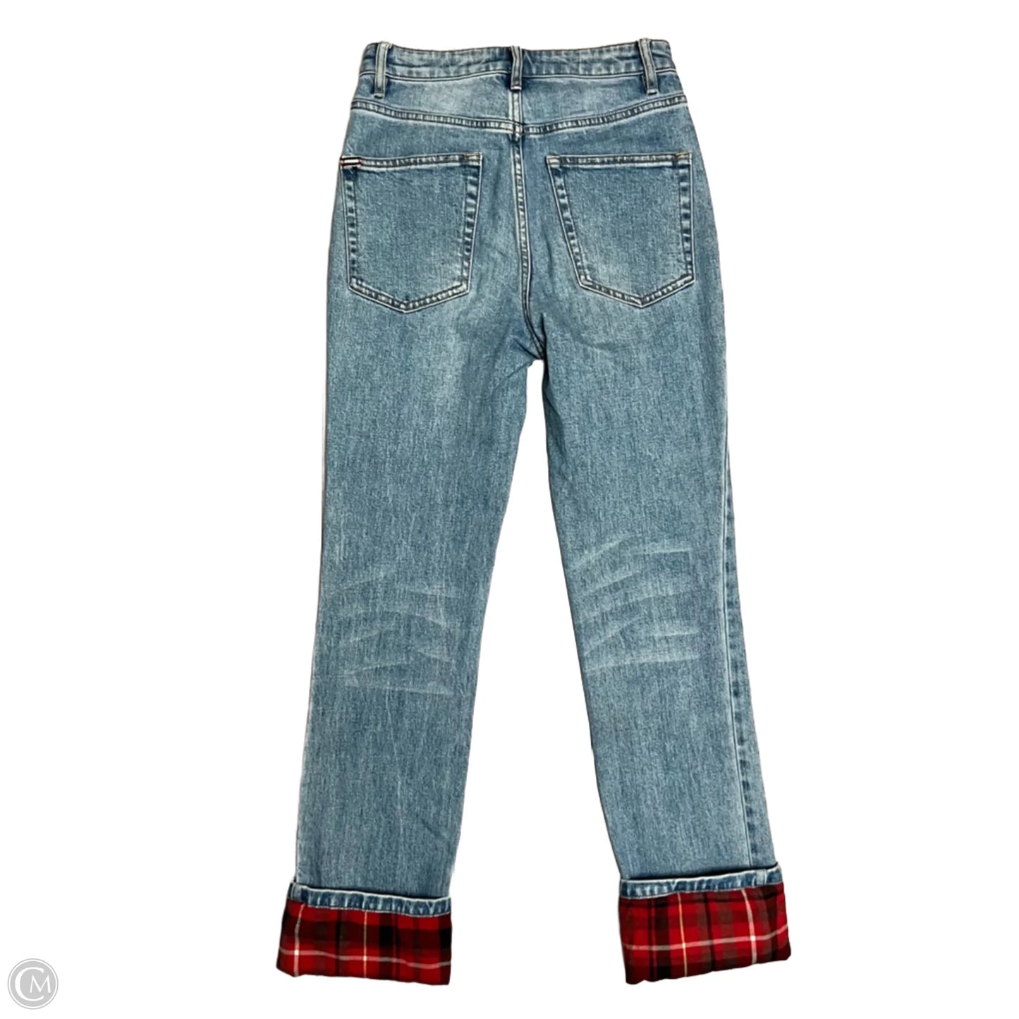 Jeans Designer By Alice + Olivia In Blue & Red, Size: 0