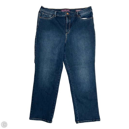 Jeans Straight By Gloria Vanderbilt In Blue, Size: 16
