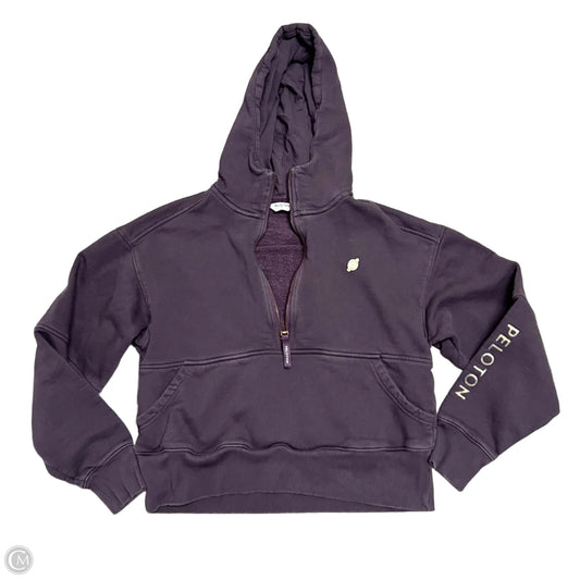 Athletic Sweatshirt Hoodie By Peloton In Purple, Size: S