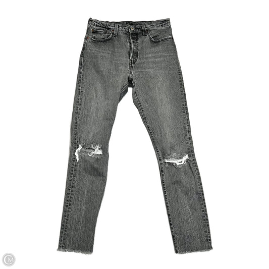 Jeans Skinny By Levis In Grey, Size: 8