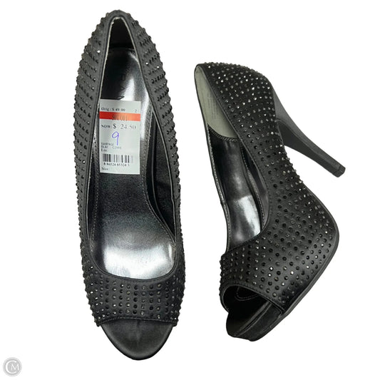 Sandals Heels Stiletto By Rampage In Black, Size: 9