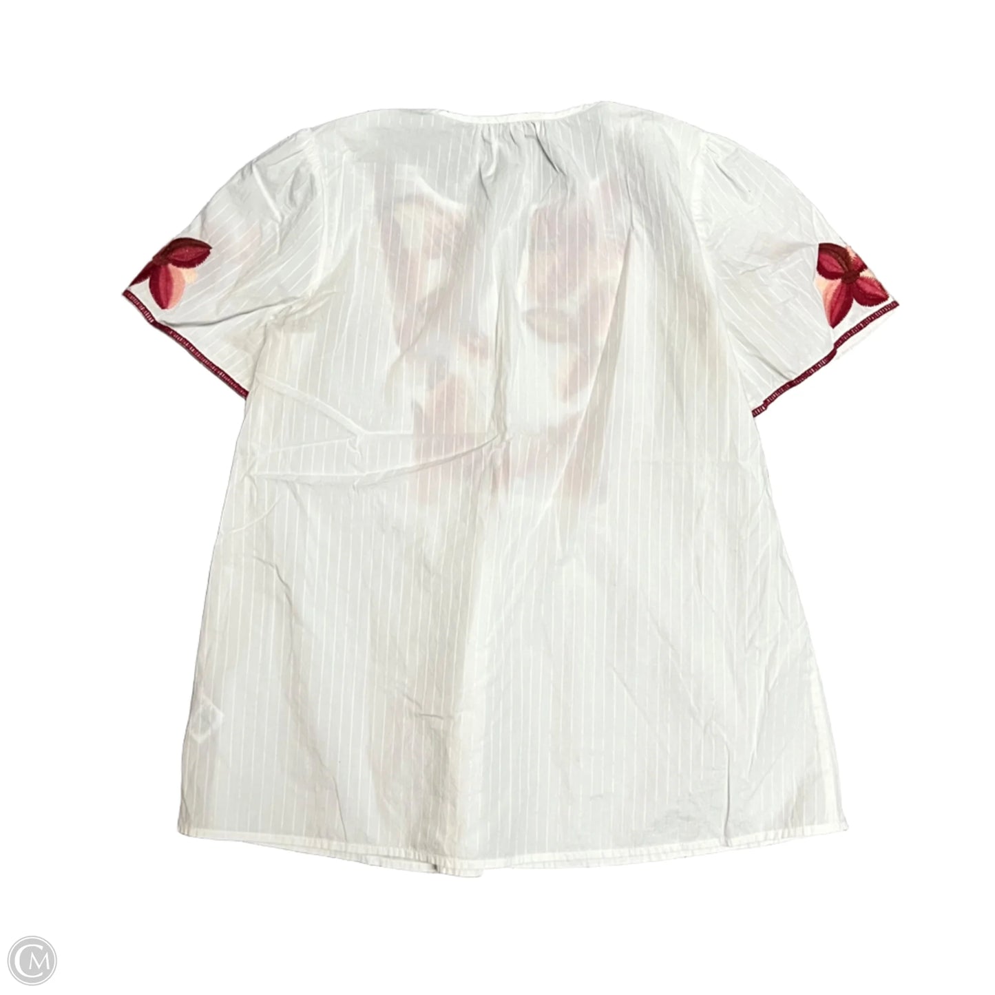 Top Short Sleeve By Madewell In White, Size: Xs