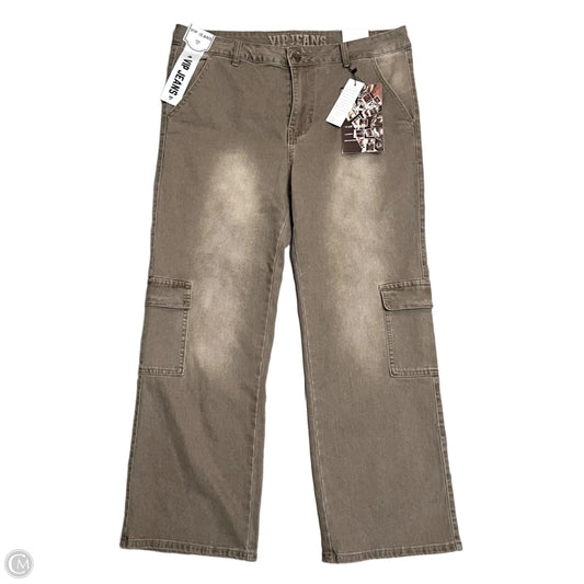 Jeans Boot Cut By Vip Jeans In Brown, Size: 18
