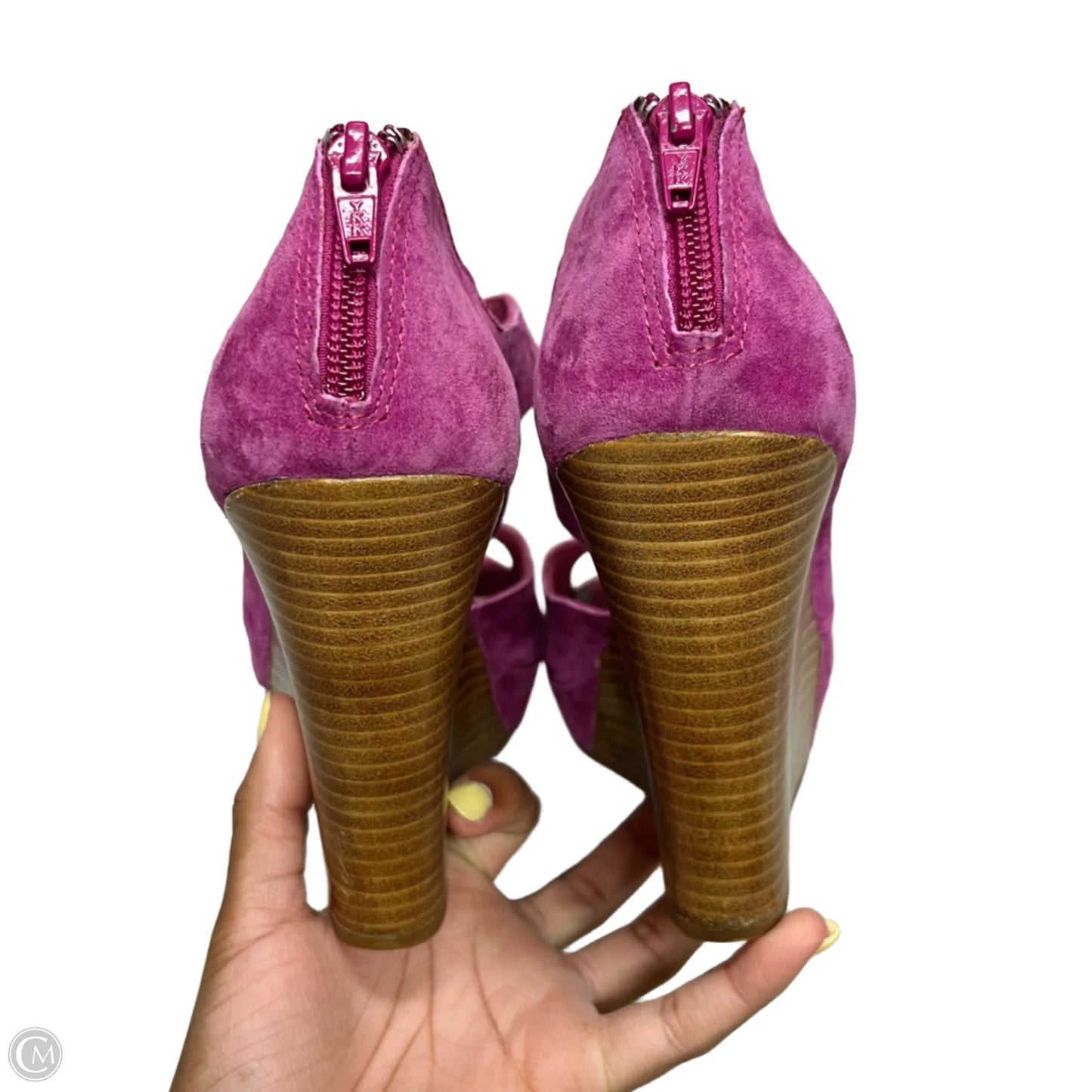Shoes Heels Platform By Seychelles In Purple, Size: 7.5