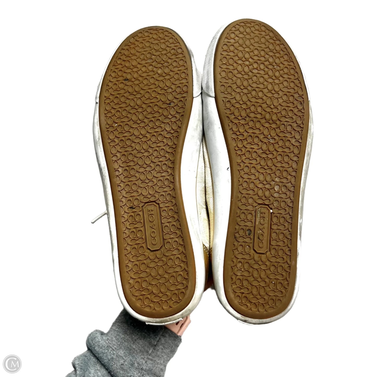 Shoes Designer By Coach In Cream, Size: 10