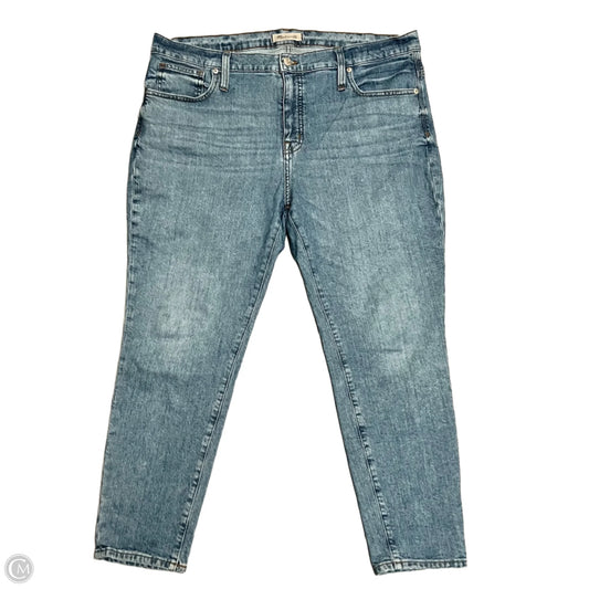 Jeans Skinny By Madewell In Blue, Size: 16