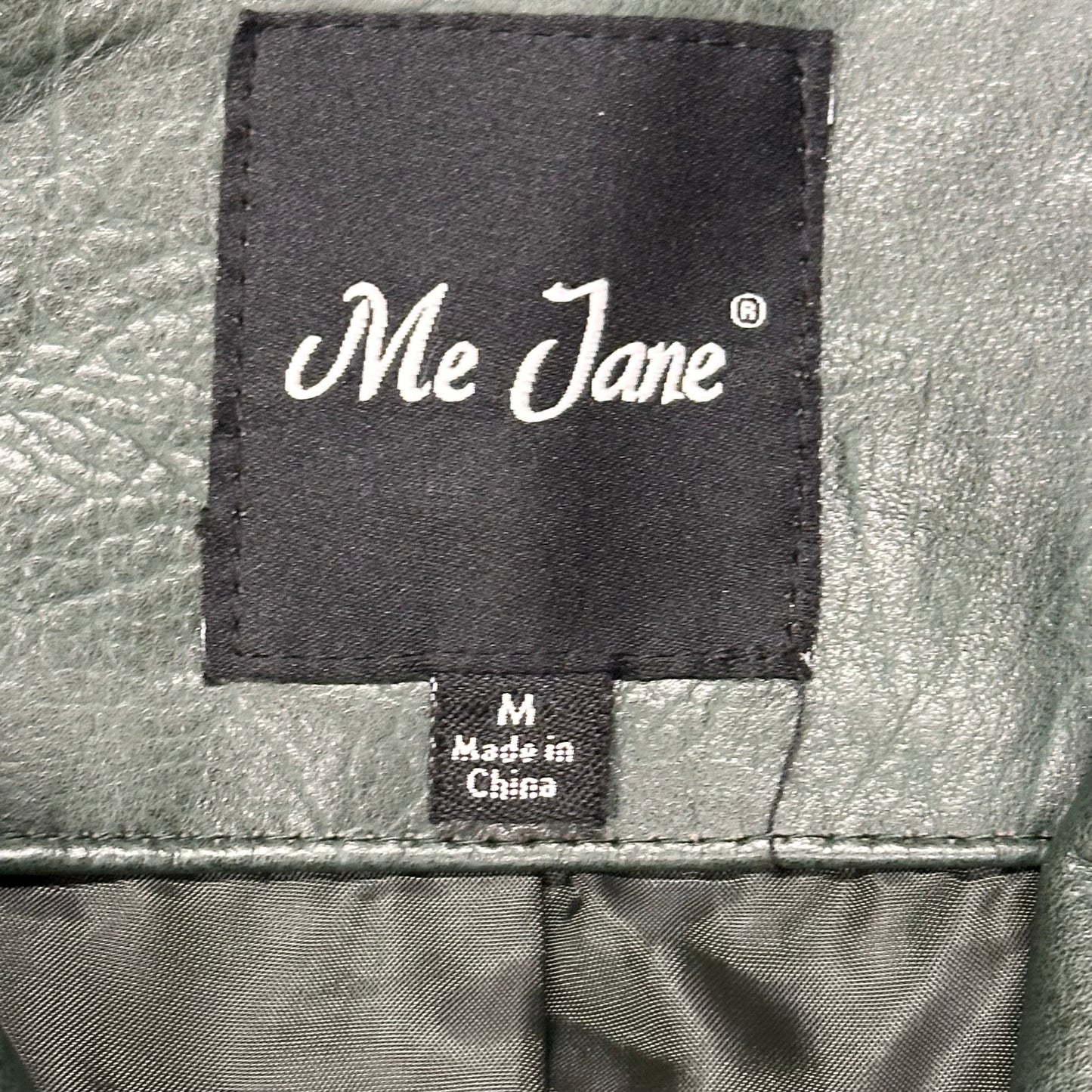 Jacket Moto By Me Jane In Green, Size: M