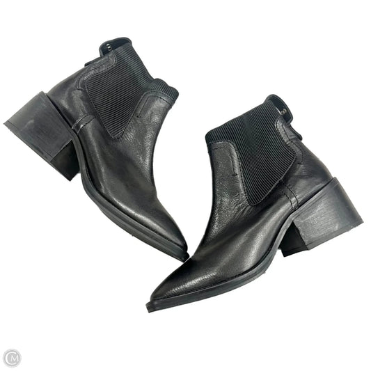 Boots Ankle Heels By Asra In Black, Size: 8.5