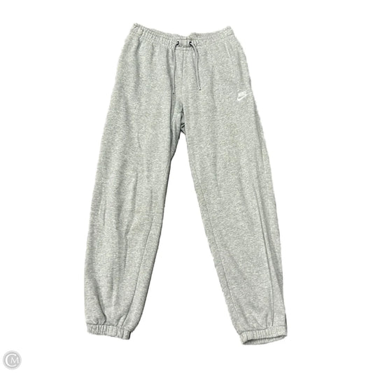 Athletic Pants By Nike Apparel In Grey, Size: S