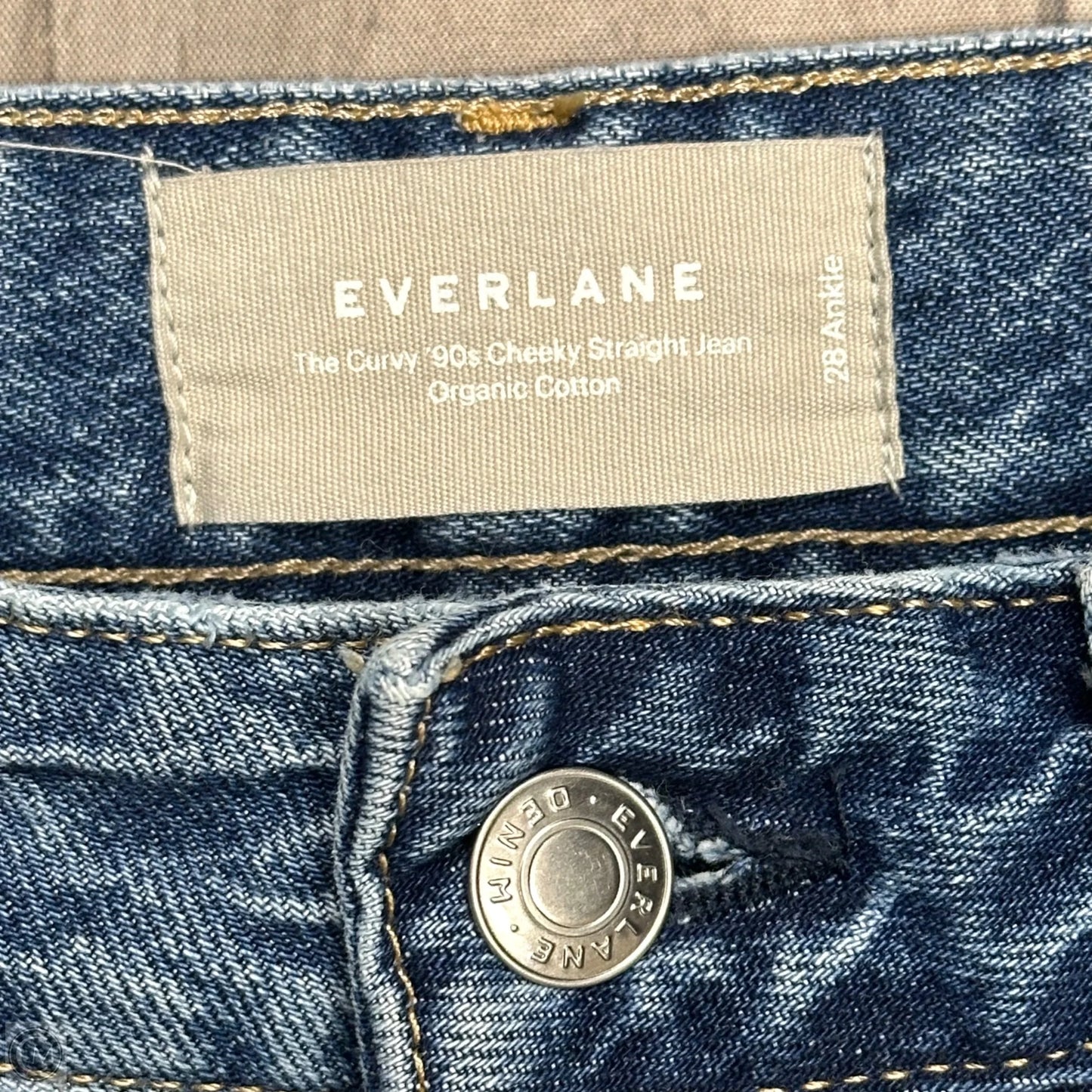 Jeans Straight By Everlane In Blue, Size: 6