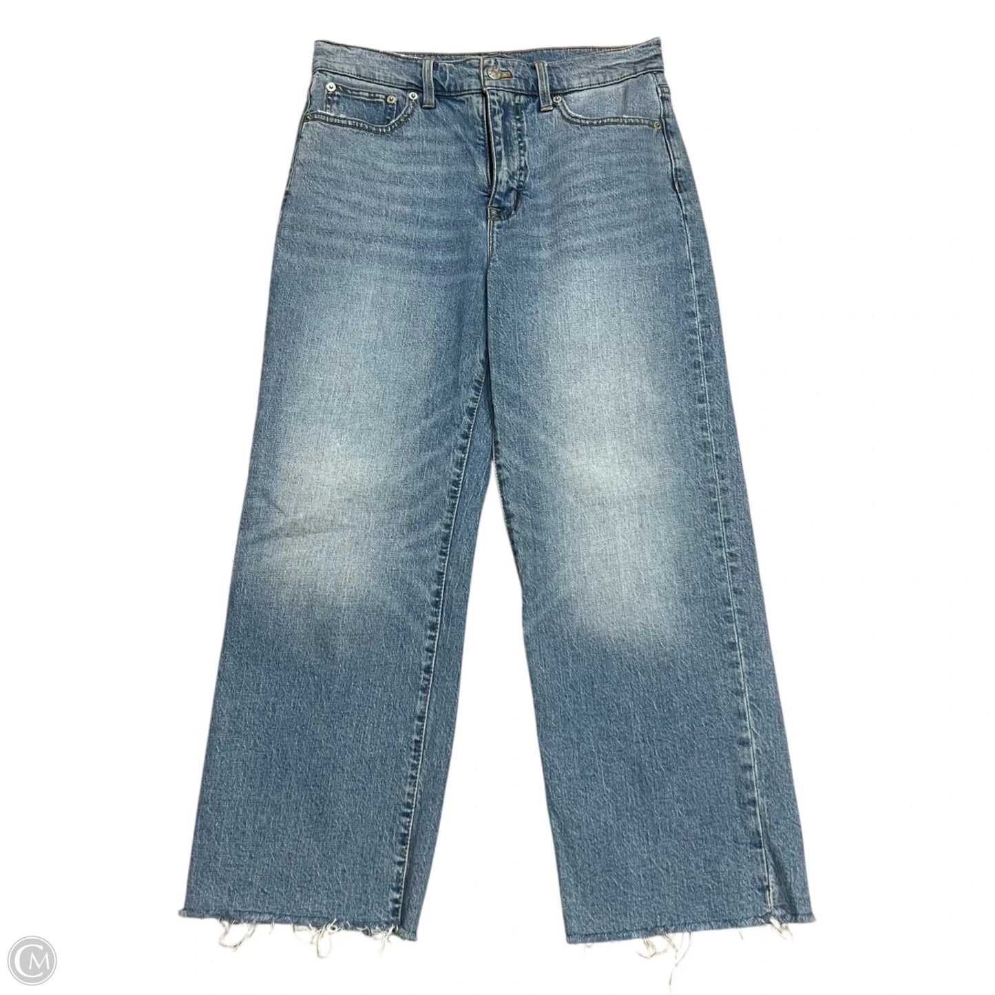Jeans Wide Leg By J. Crew In Blue, Size: 4