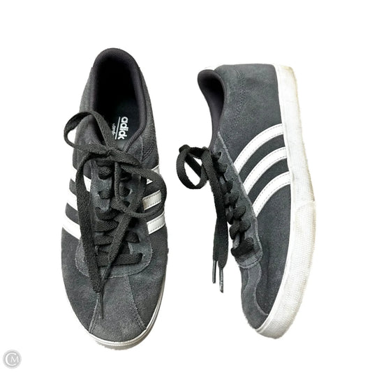 Shoes Sneakers By Adidas In Grey & White, Size: 6.5
