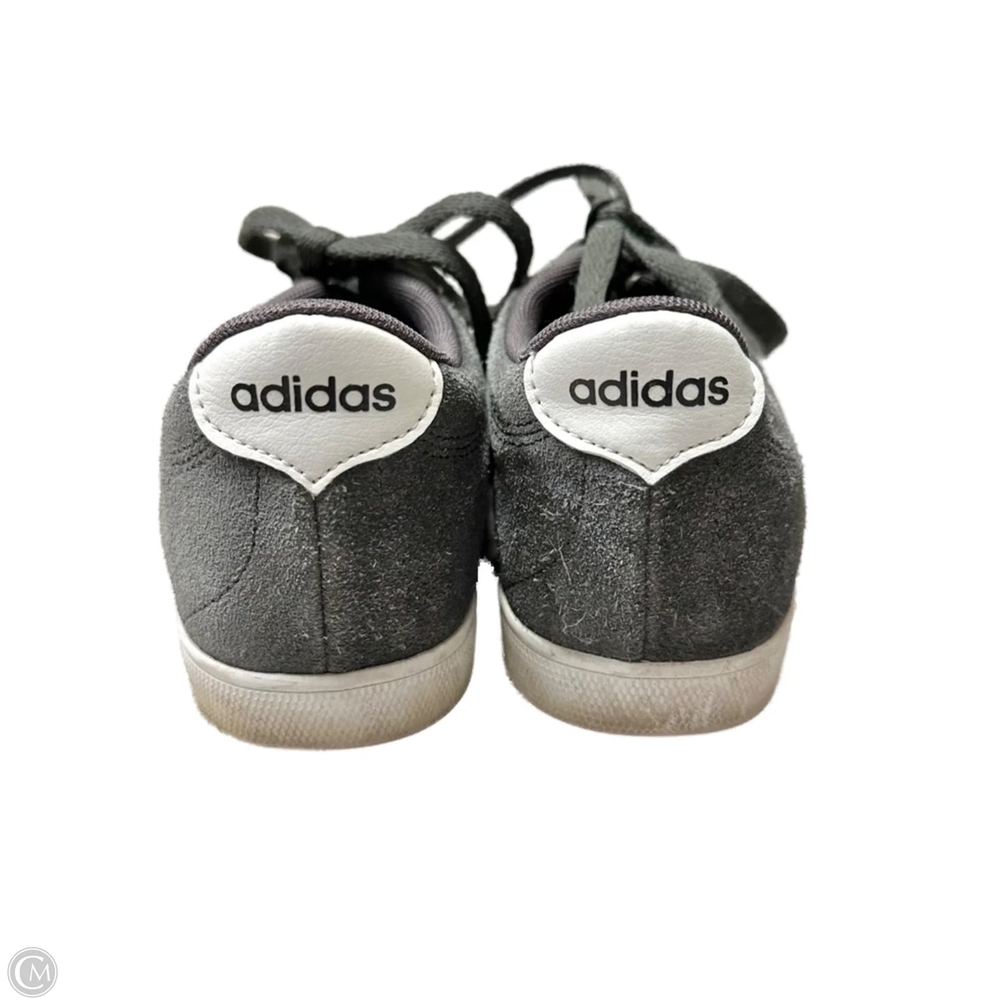 Shoes Sneakers By Adidas In Grey & White, Size: 6.5