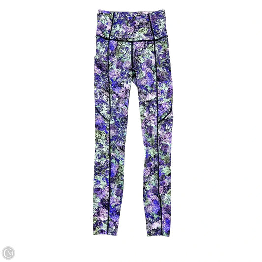 Athletic Leggings By Lululemon In Purple, Size: Xs