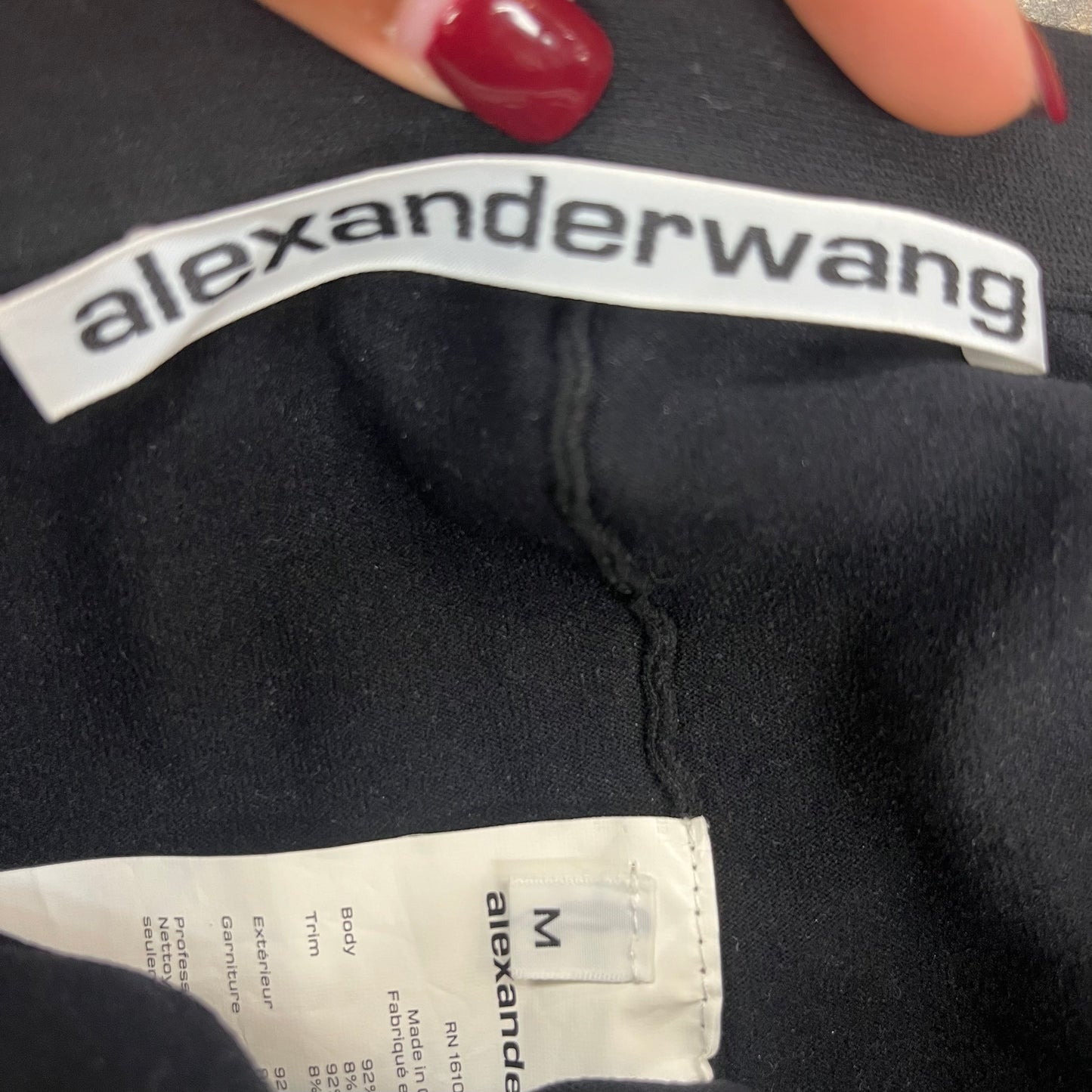 Pants Luxury Designer By Alexander Wang In Black, Size: M