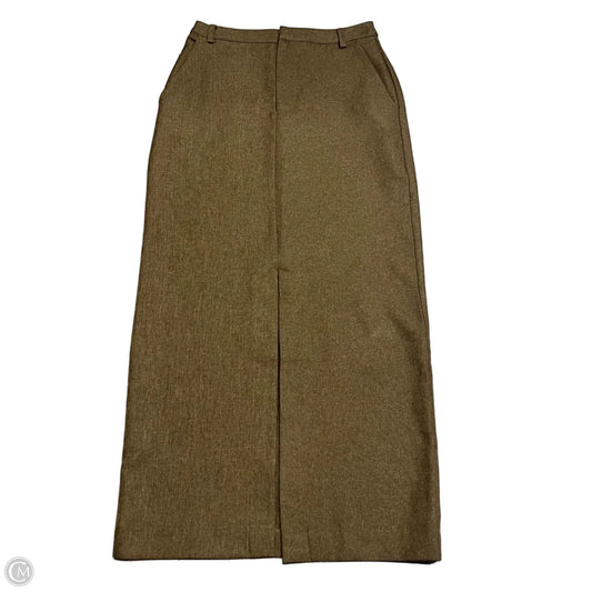 Skirt Maxi By Studio In Brown, Size: S