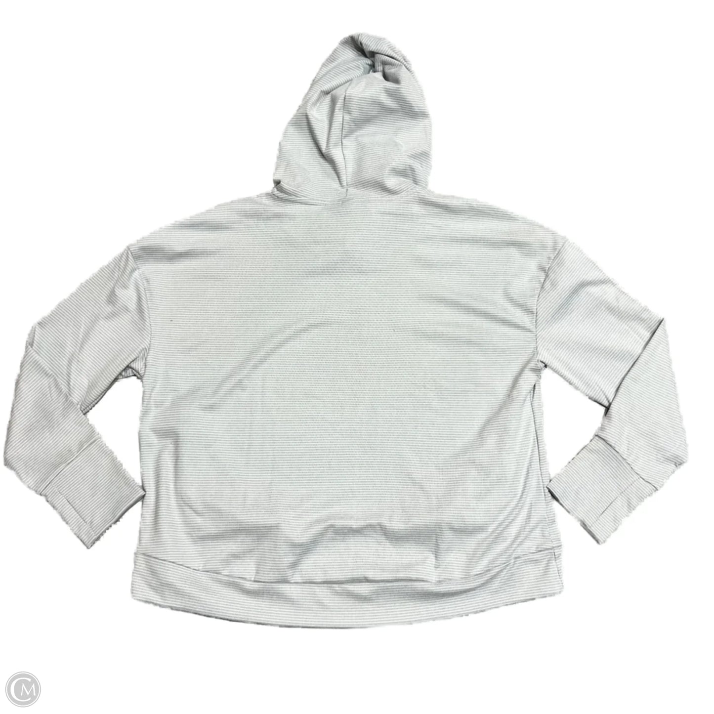 Athletic Sweatshirt Hoodie By Rbx In Grey, Size: L