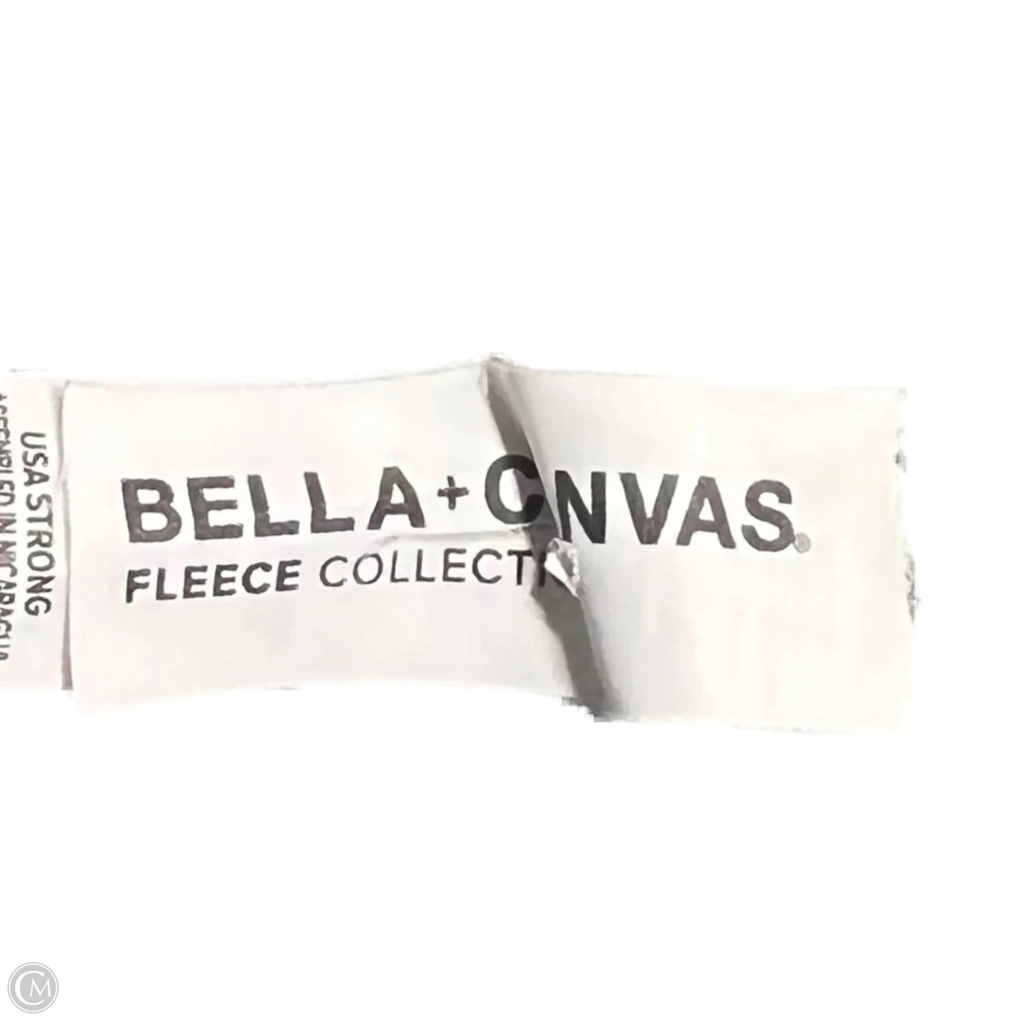 Top Long Sleeve By Bella + Canvas In Grey, Size: M