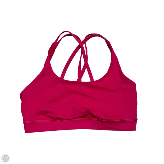 Athletic Bra By Lululemon In Pink, Size: S