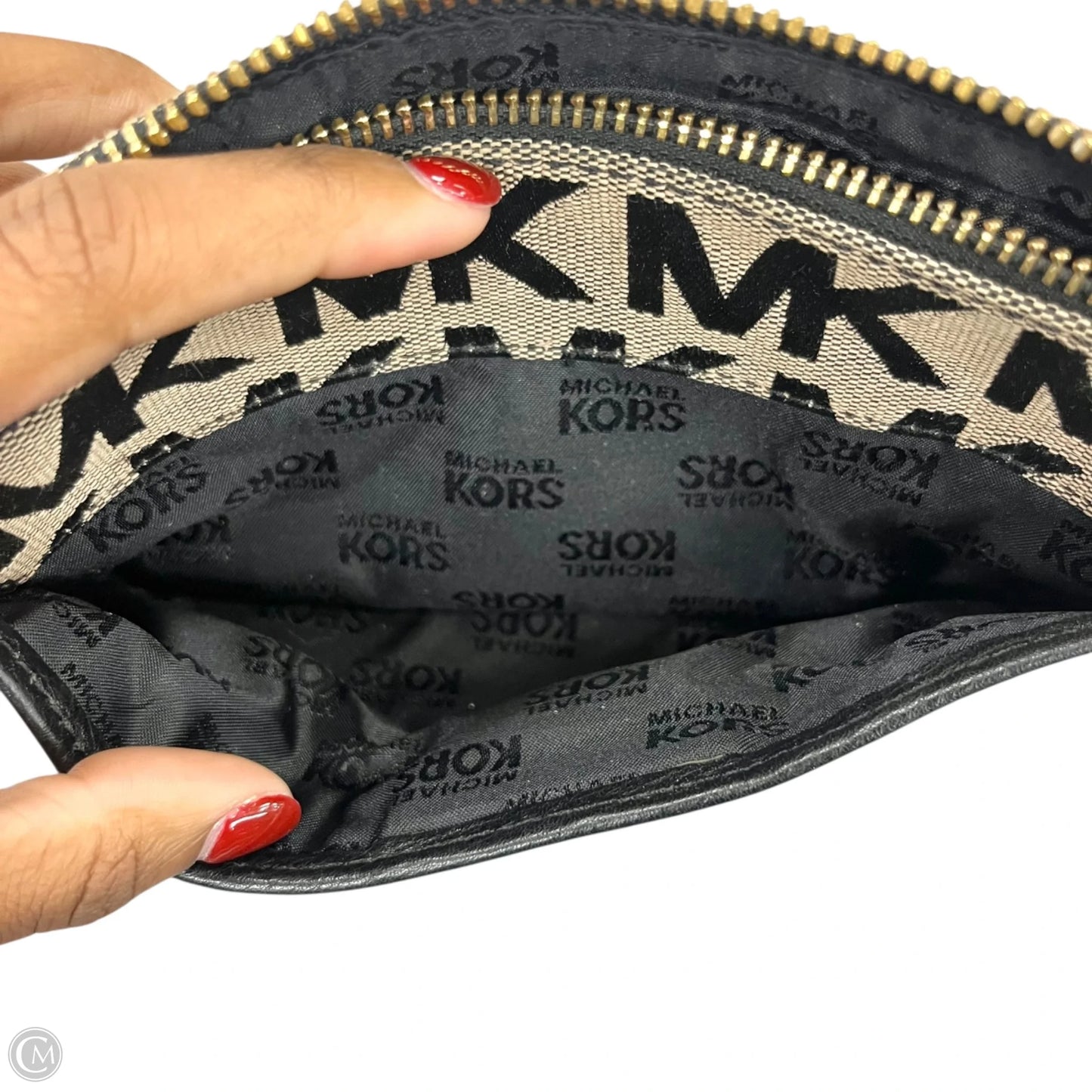 Makeup Bag By Michael By Michael Kors, Size: Small
