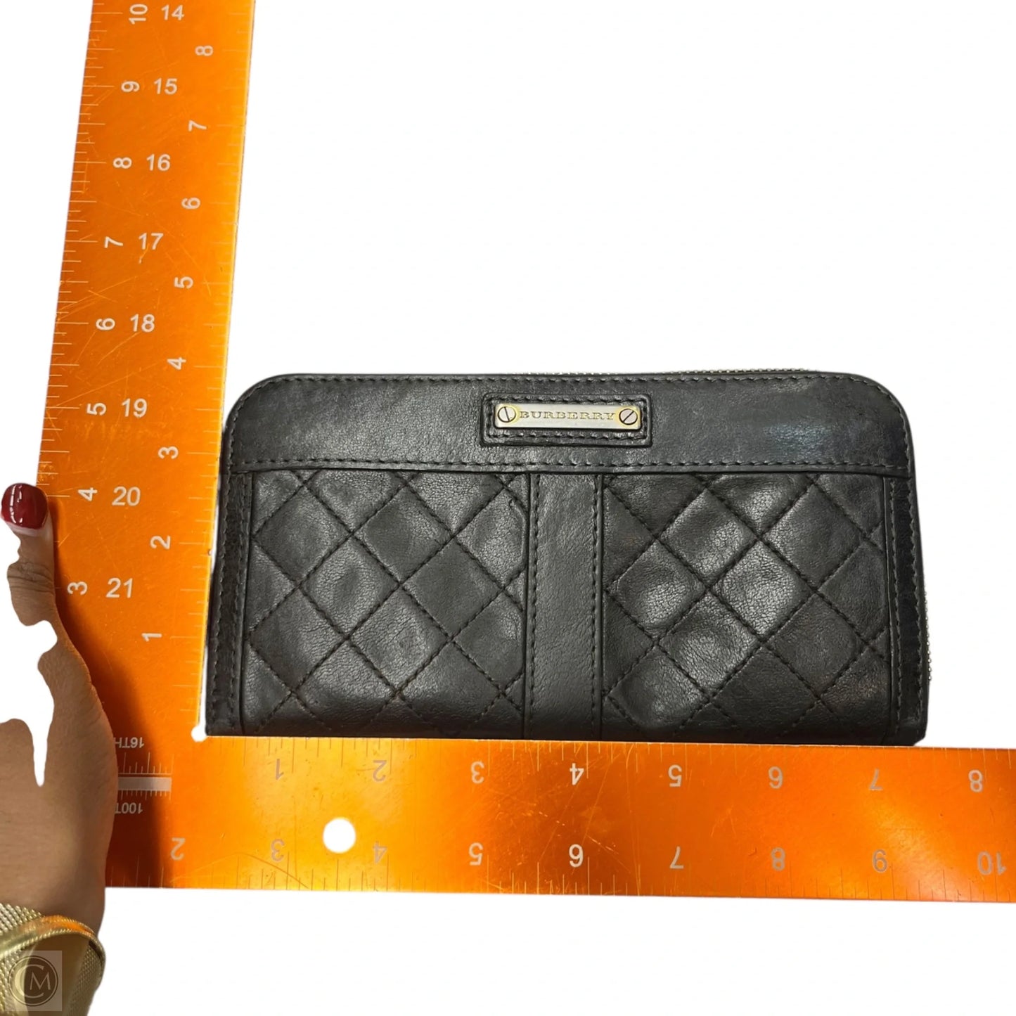 Wallet Luxury Designer By Burberry, Size: Medium