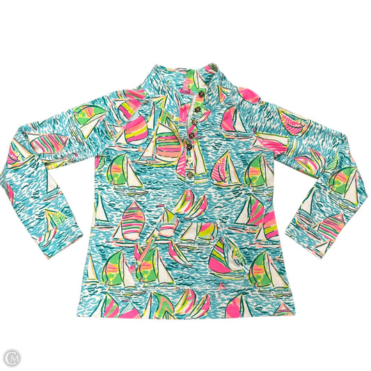 Top Long Sleeve Designer By Lilly Pulitzer In Multi-colored, Size: L