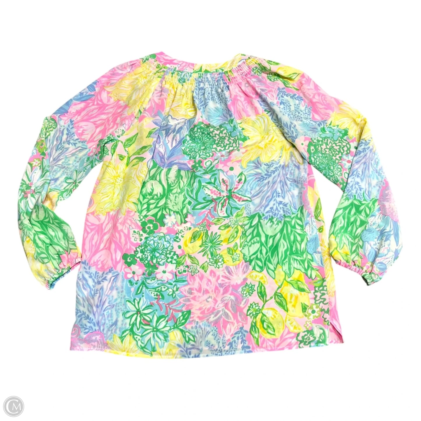 Top Long Sleeve Designer By Lilly Pulitzer In Multi-colored, Size: M