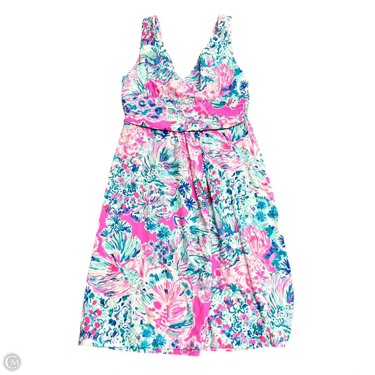 Dress Designer By Lilly Pulitzer In Teal, Size: M