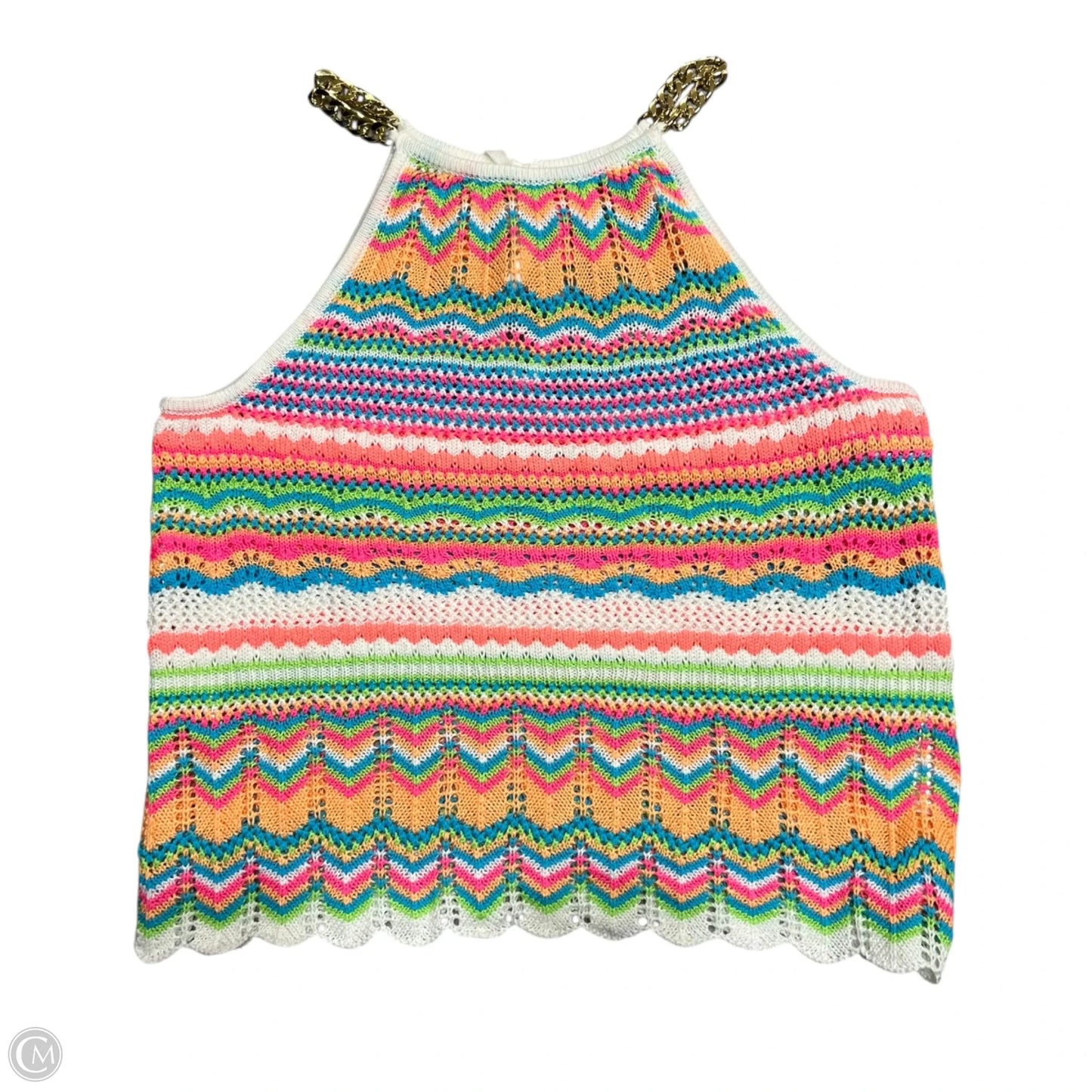 Top Sleeveless Designer By Lilly Pulitzer In Multi-colored, Size: L