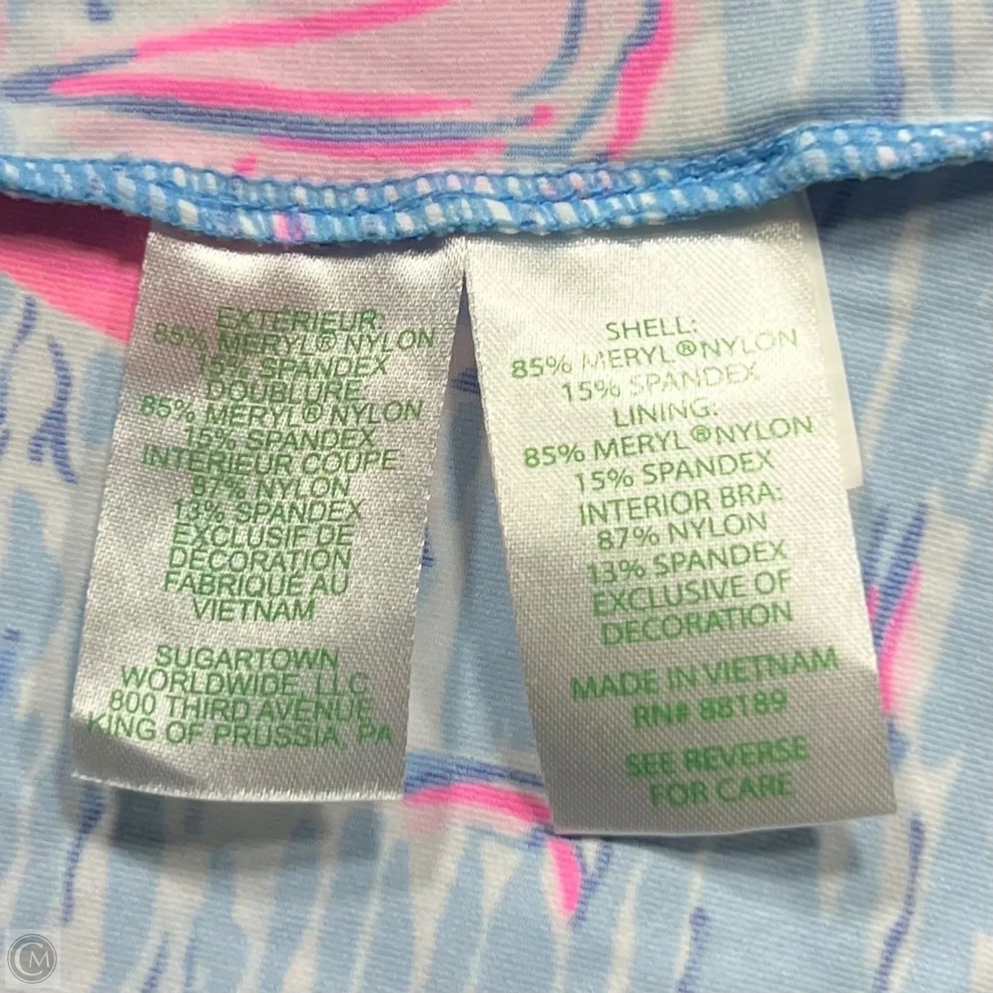 Top Sleeveless Designer By Lilly Pulitzer In Blue, Size: M