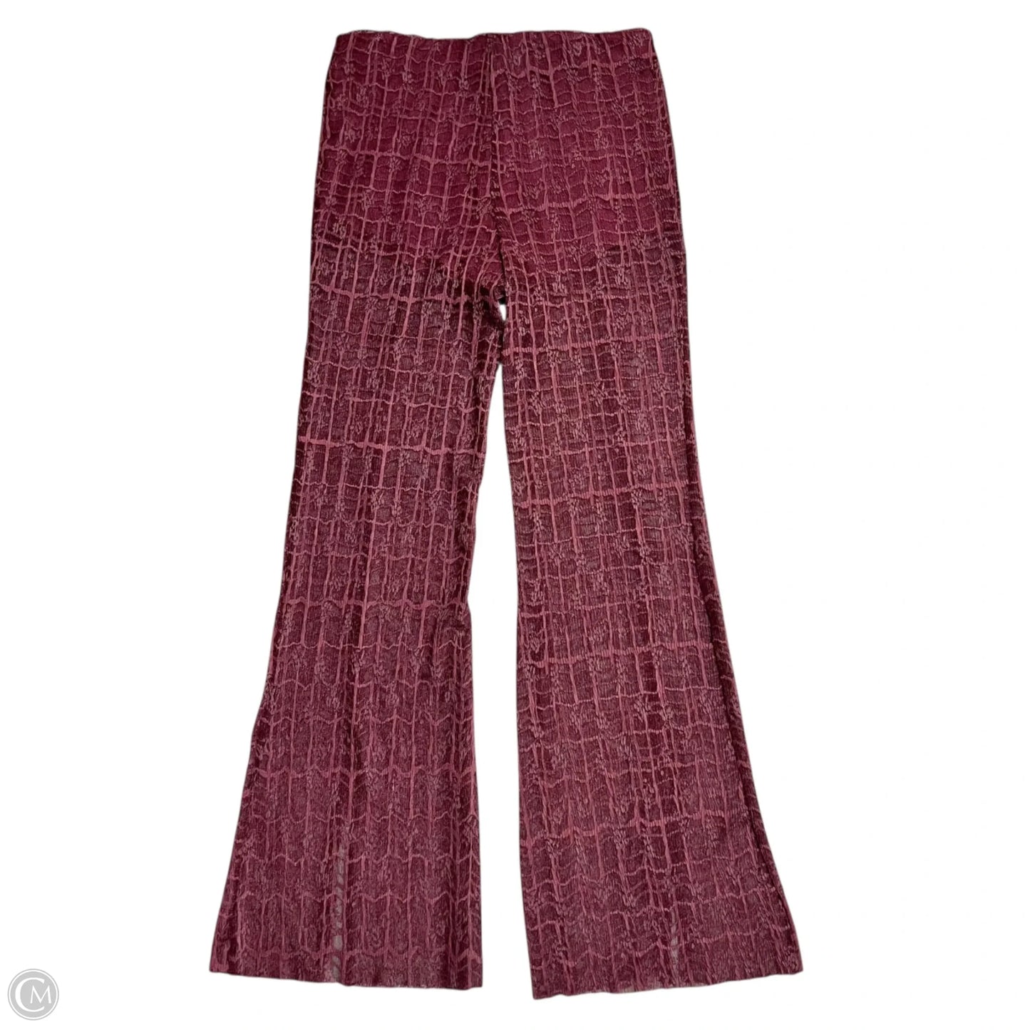 Pants Wide Leg By Free People In Maroon, Size: S