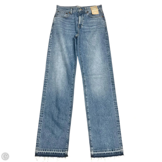 Jeans Straight By Madewell In Blue, Size: 0