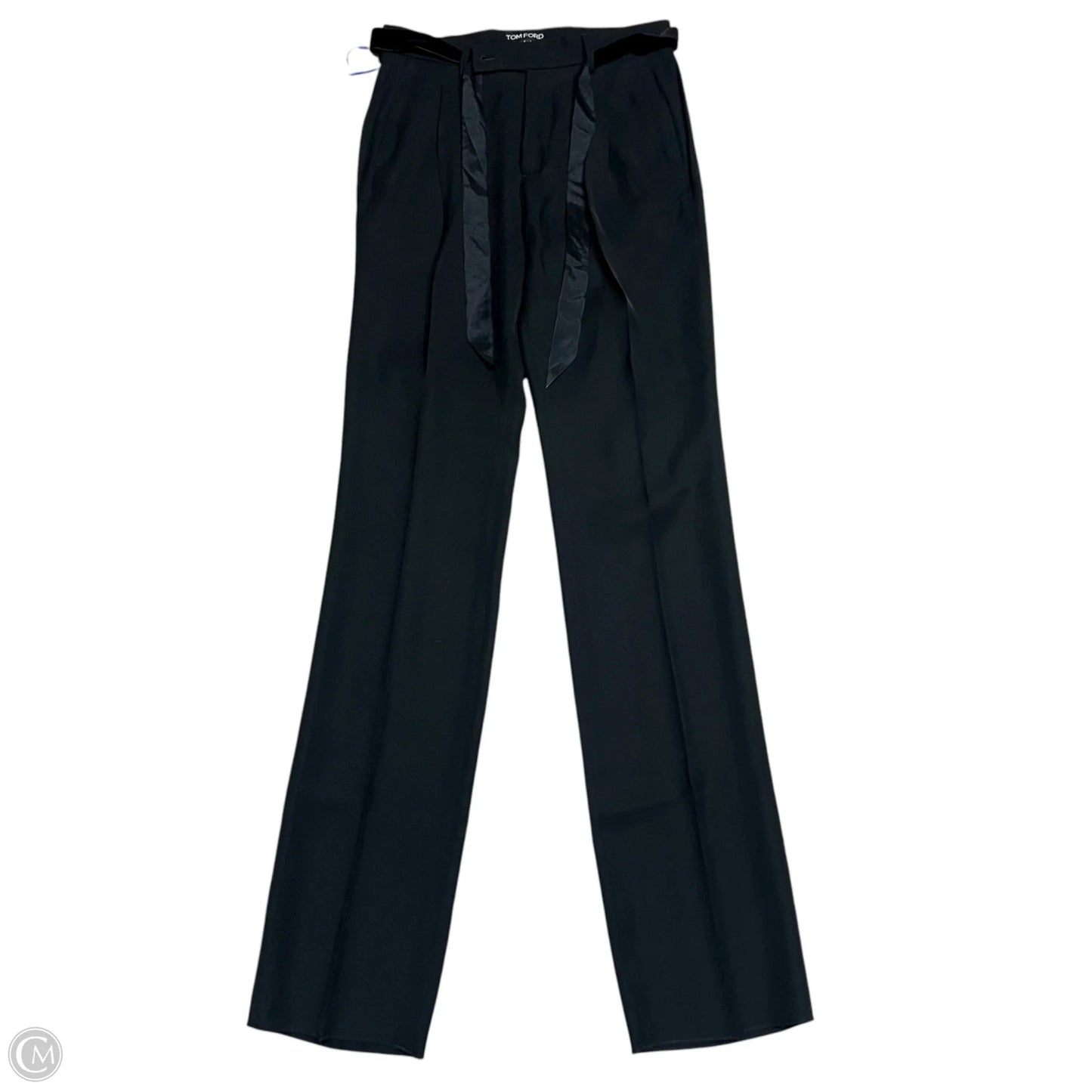 Pants Luxury Designer By Tom Ford In Black, Size: S