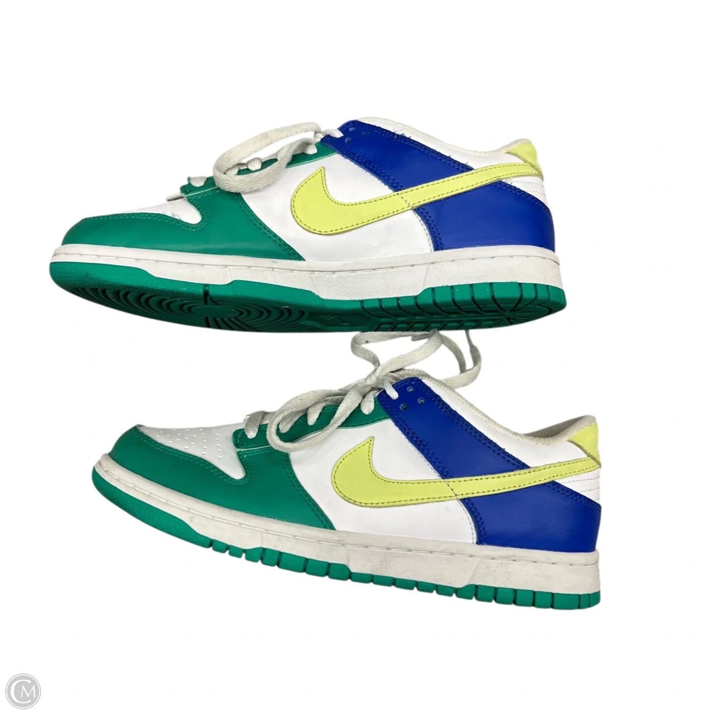 Shoes Sneakers By Nike In Blue & Green, Size: 8.5