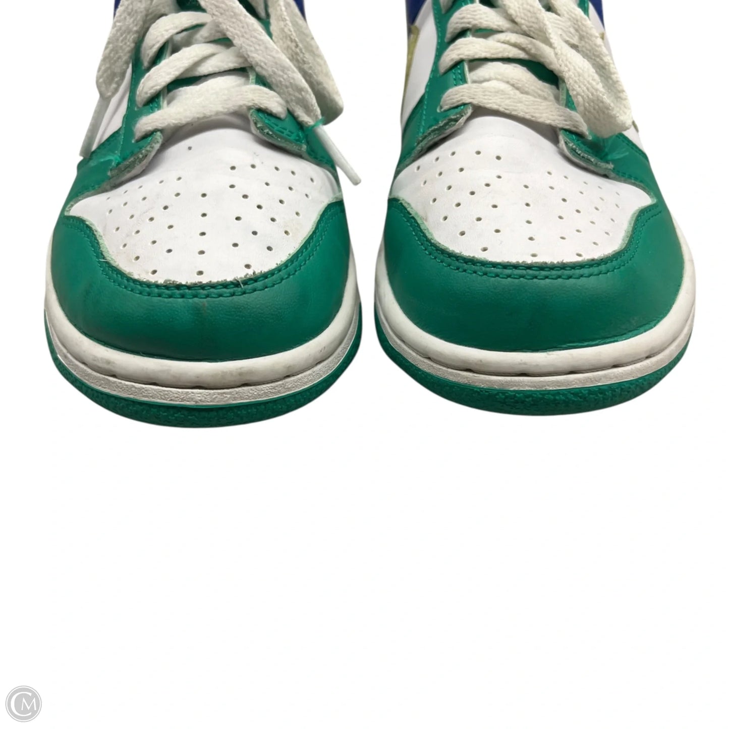 Shoes Sneakers By Nike In Blue & Green, Size: 8.5