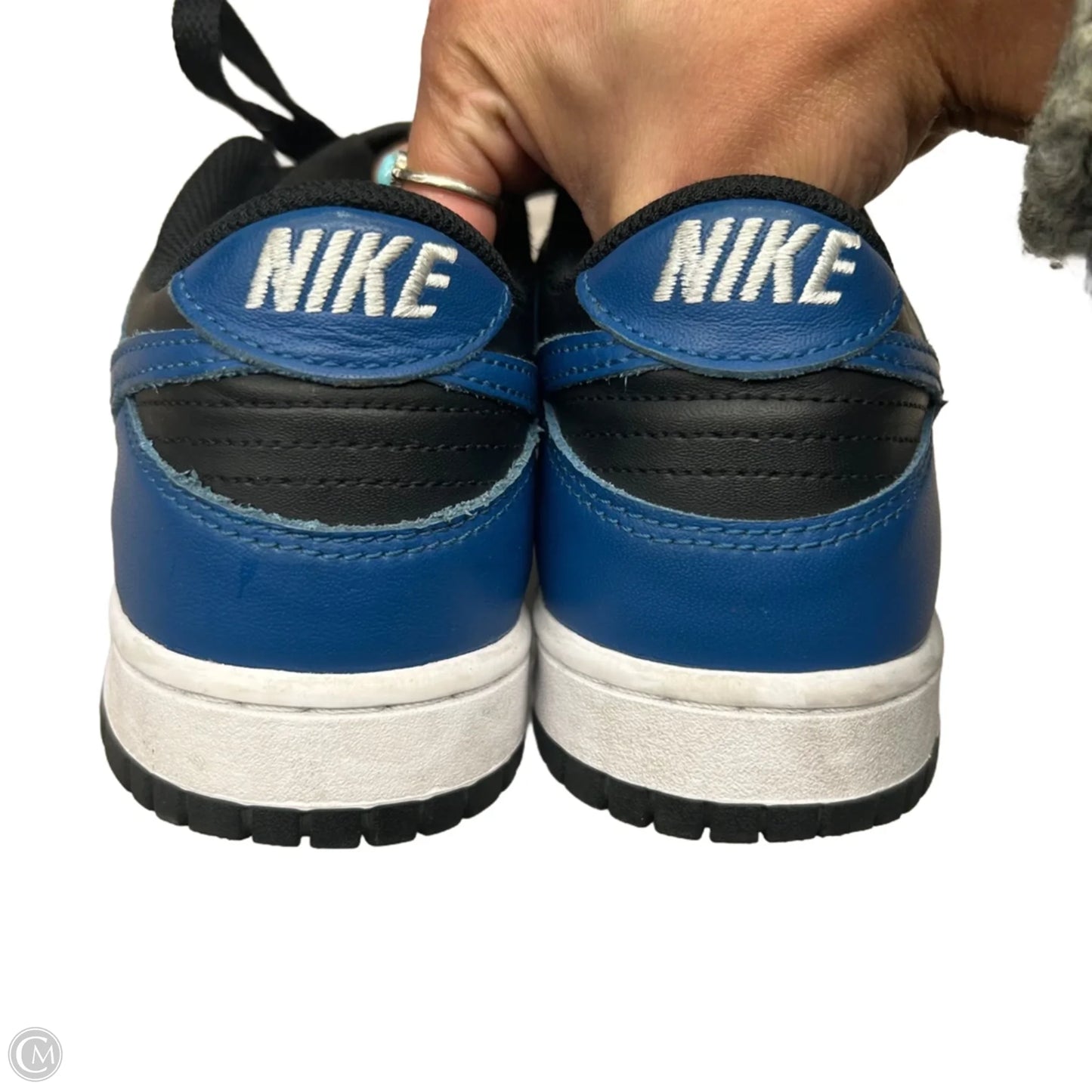 Shoes Sneakers By Nike In Black & Blue, Size: 8.5