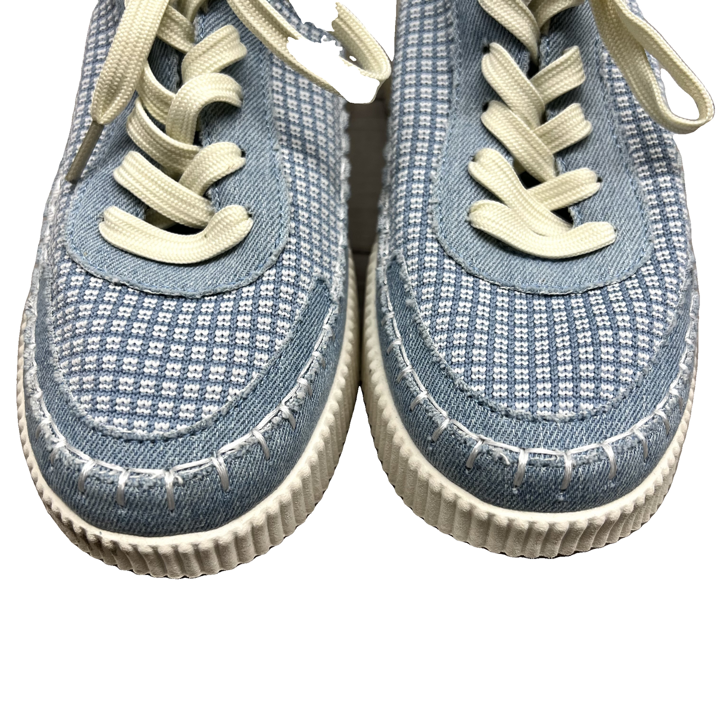 Shoes Sneakers By Nicole Miller In Blue & White, Size: 7.5