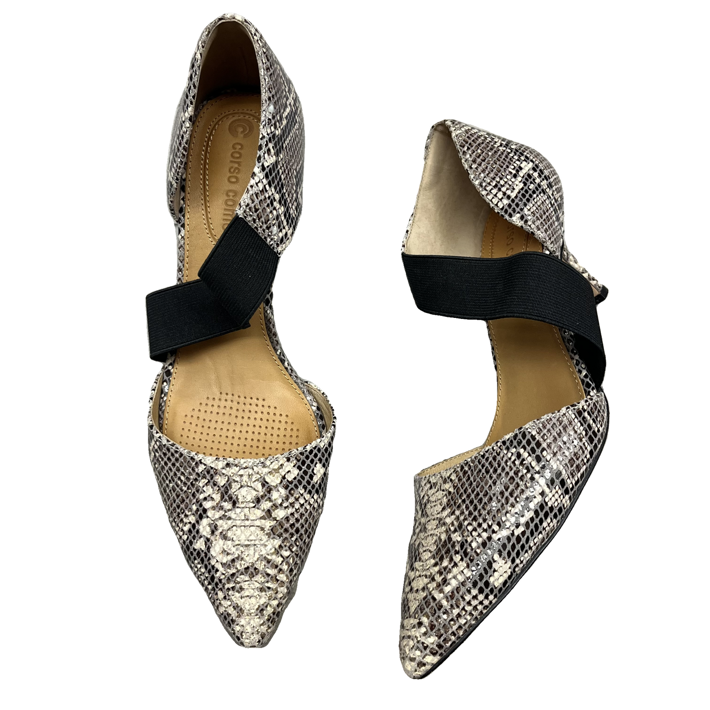 Shoes Heels Kitten By Corso Como In Snakeskin Print, Size: 8.5