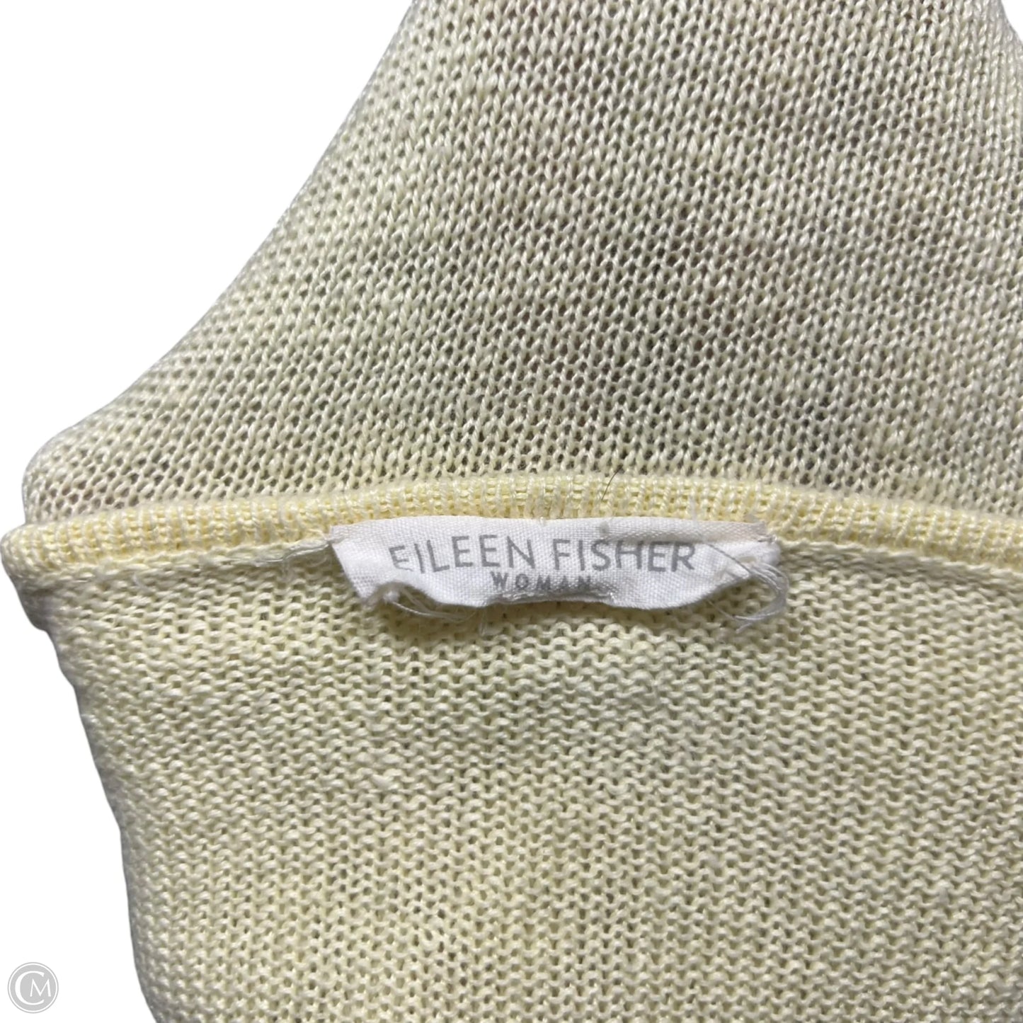 Sweater By Eileen Fisher In Yellow, Size: 2x