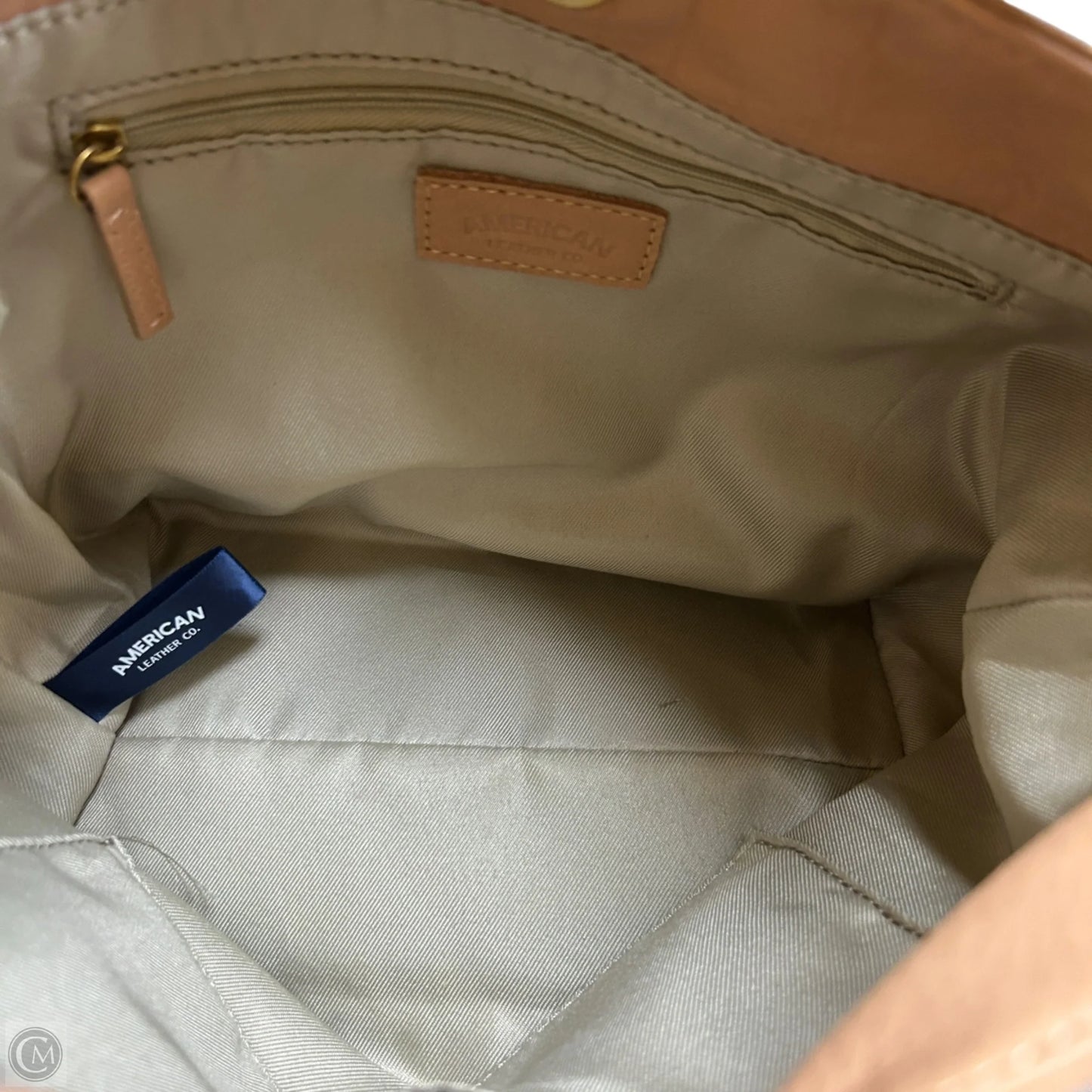 Crossbody Leather By American Leather Co, Size: Medium