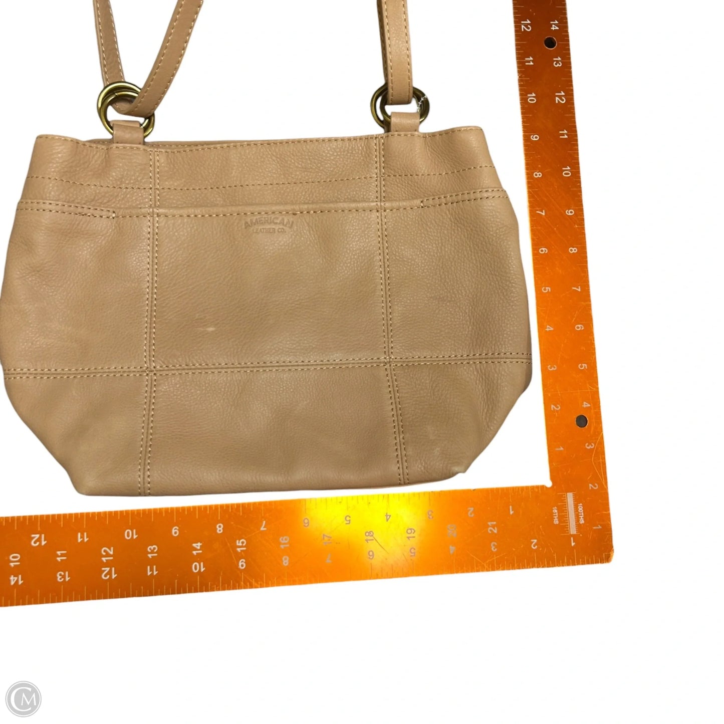 Crossbody Leather By American Leather Co, Size: Medium