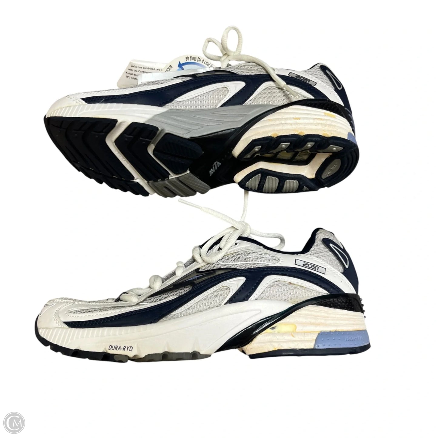 Shoes Athletic By Avia In Black & White, Size: 8