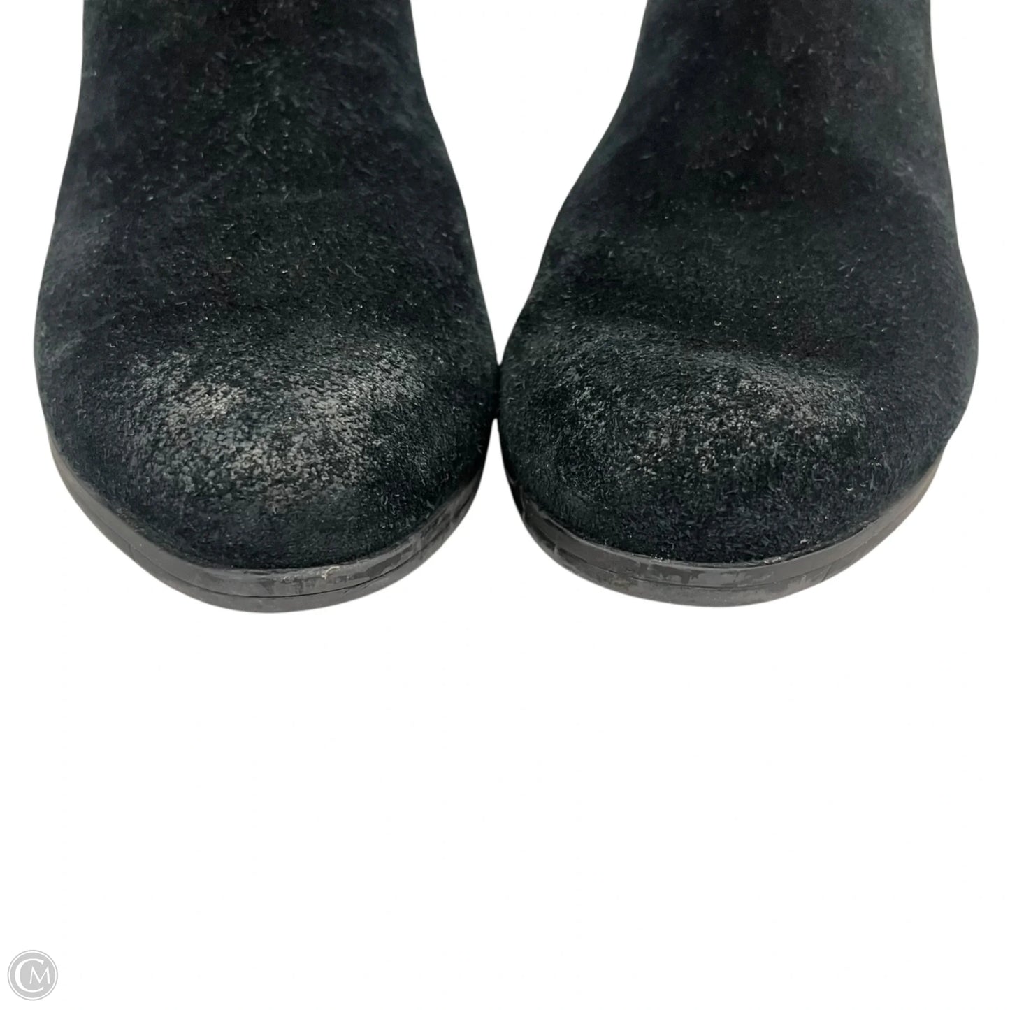 Boots Ankle Heels By Clarks In Brown, Size: 7.5