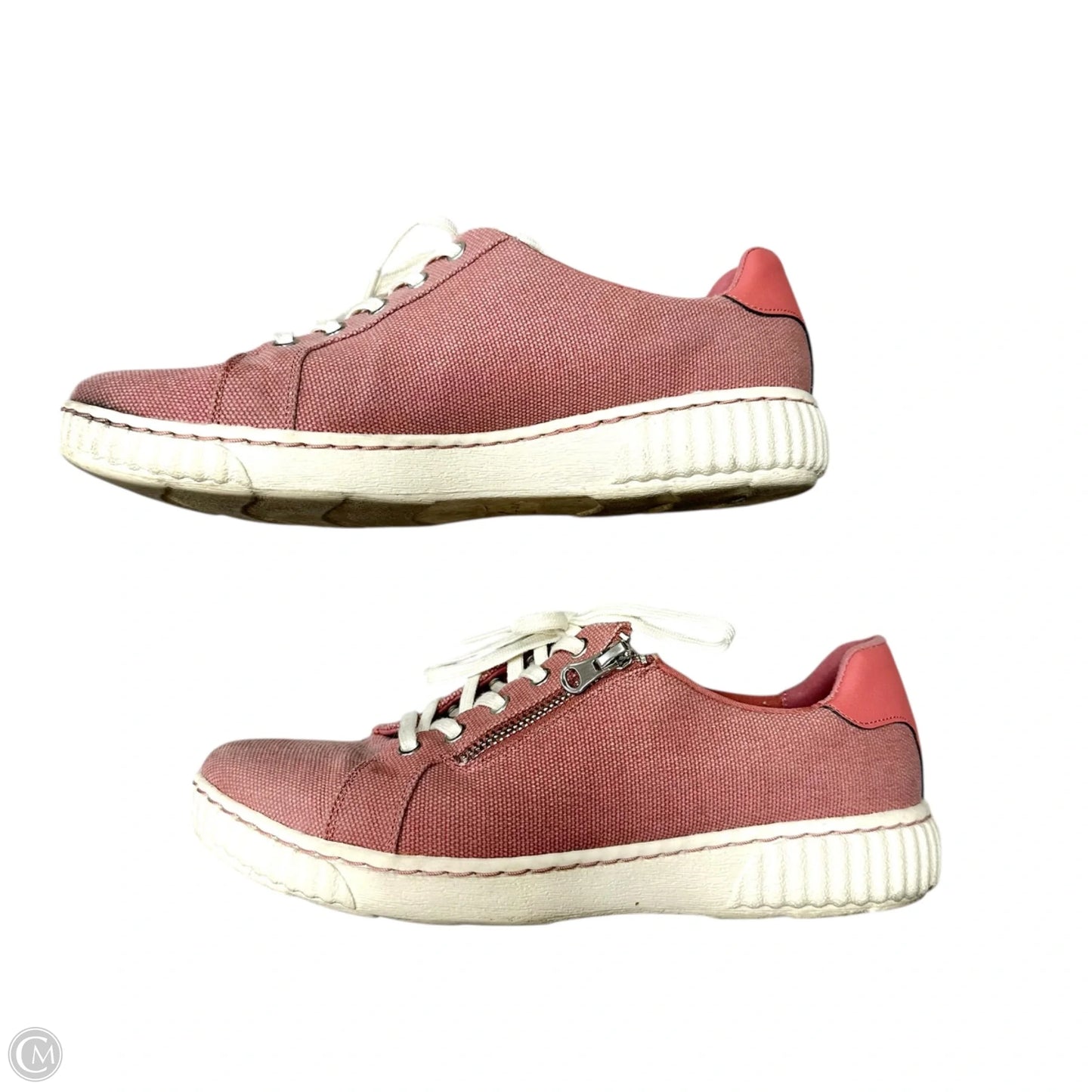 Shoes Sneakers By Clarks In Red, Size: 9.5