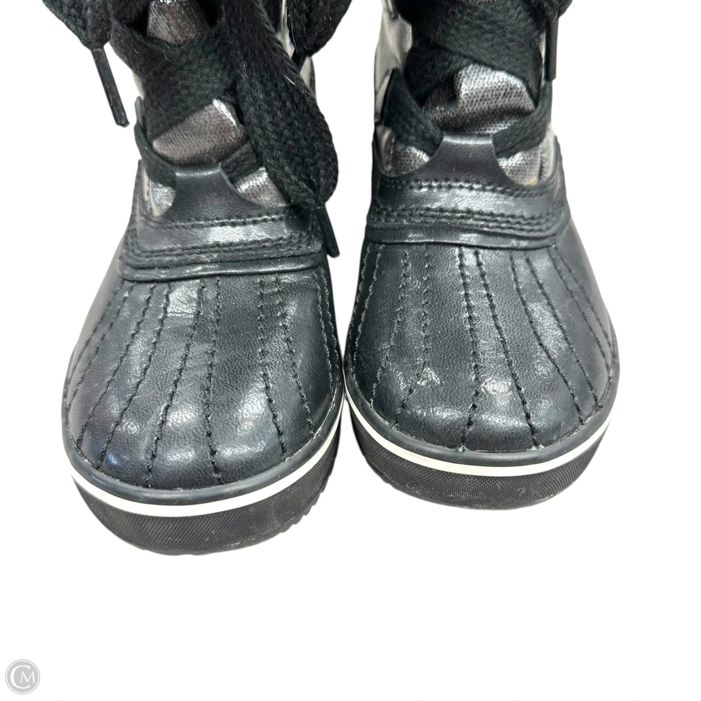 Boots Rain By Sorel In Black & Grey, Size: 5