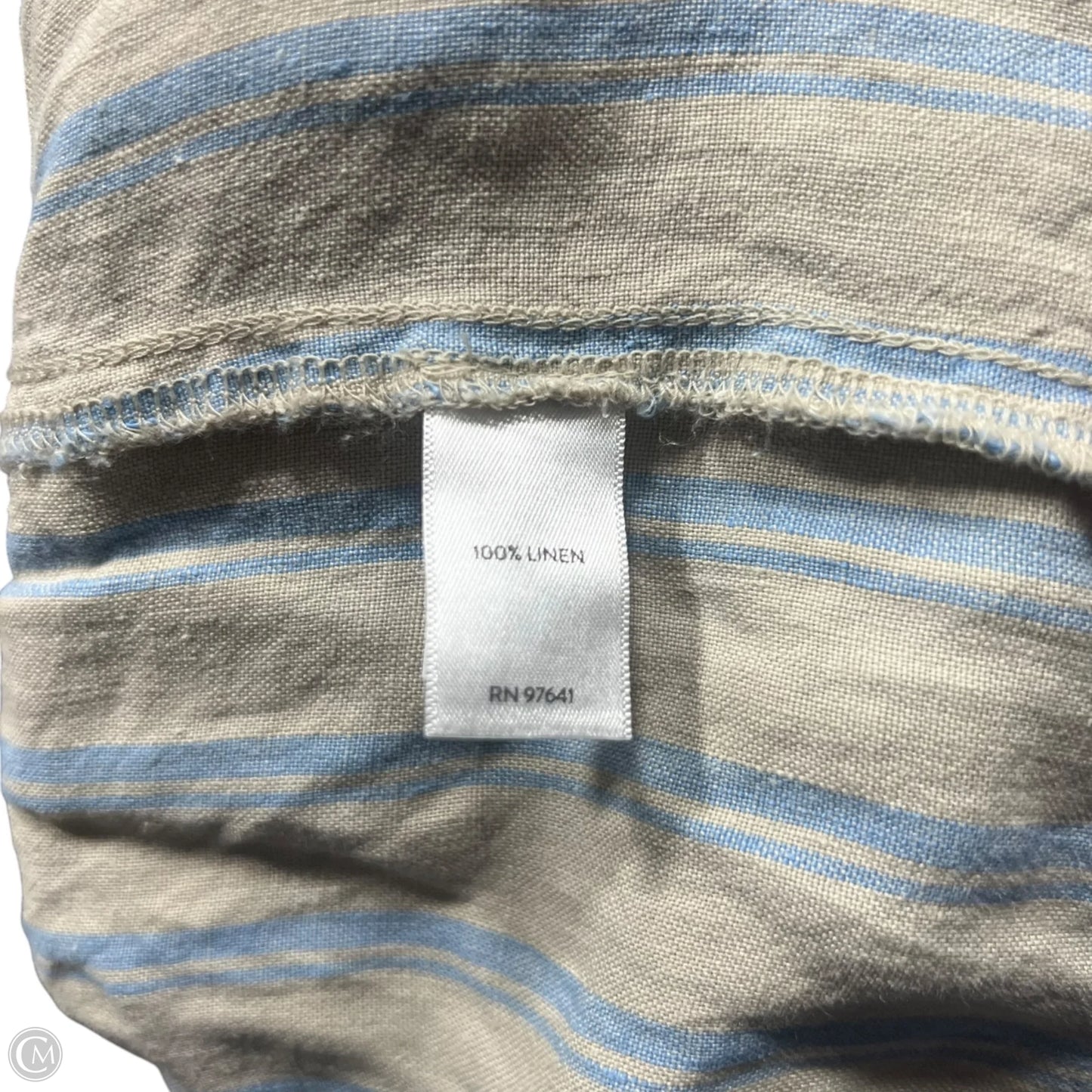 Pants Linen By J. Jill In Striped Pattern, Size: L